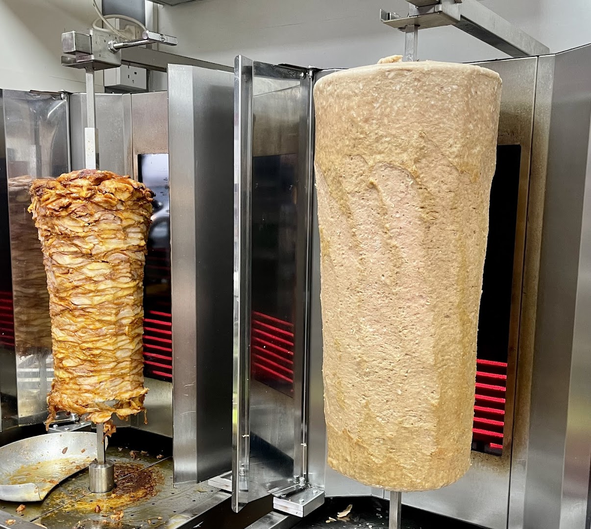 Delicious kebab preparation